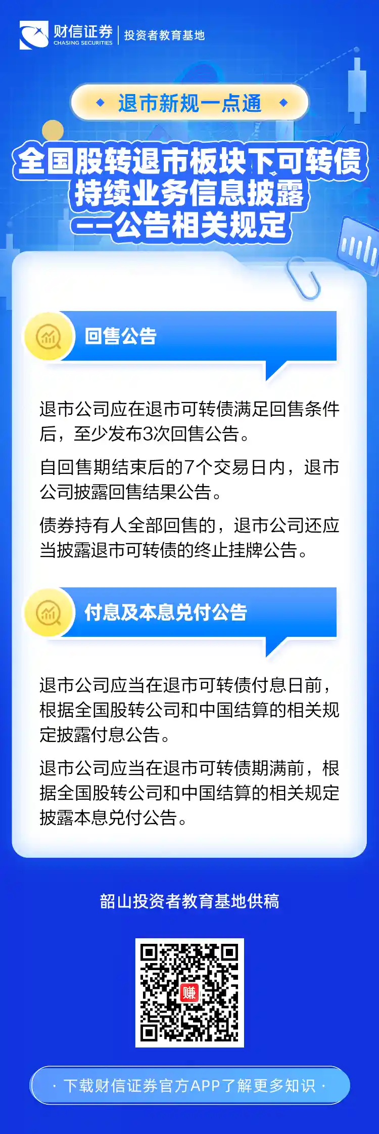 全国股转退市板块转债业务信息披露规定解读